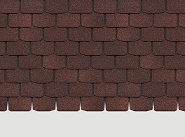 Гибкая черепица Döcke Standard Крона, Коричневый