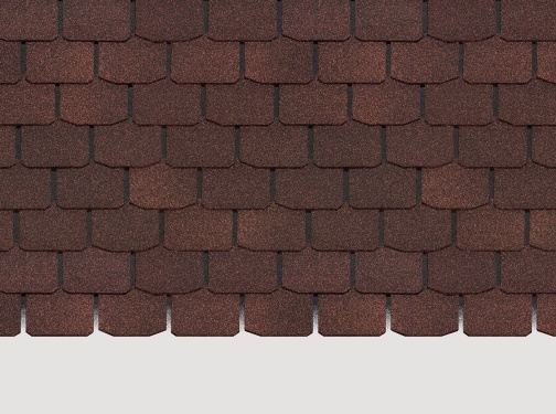 Гибкая черепица Döcke Standard Крона, Коричневый