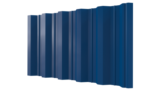 Профнастил НС44 1050/1000x0,45 мм, Полиэстер RAL 5005