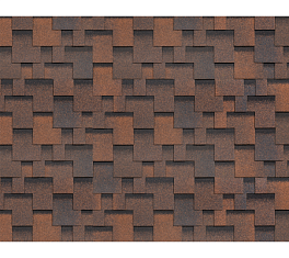 Однослойная черепица Технониколь SHINGLAS, коллекция Ультра, Кедр