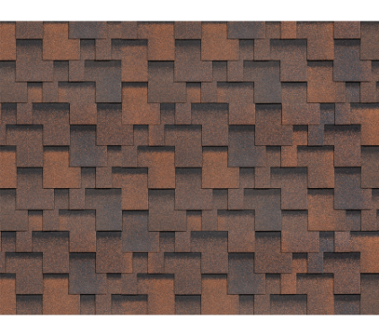 Однослойная черепица Технониколь SHINGLAS, коллекция Ультра, Кедр