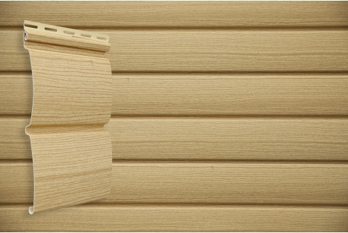 Виниловый сайдинг Grand Line Блок-хаус, Design Tundra клен