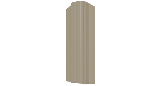 Металлический штакетник Евротрапеция Полиэстер 0,45 мм, RAL 1015