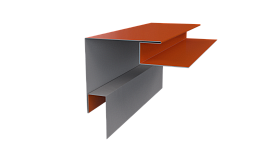 Планка угла наружного сложная 75x75x2000 мм, Полиэстер