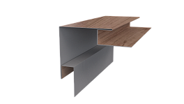 Планка угла наружного сложная 75x75x2000 мм, Printech