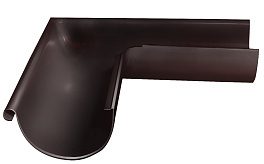 Угол желоба внешний 90⁰, RAL 8017