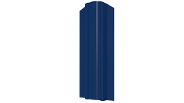Металлический штакетник Евротрапеция Полиэстер 0,45 мм, RAL 5005