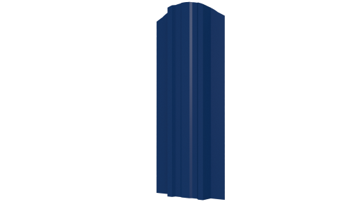 Металлический штакетник Евротрапеция Полиэстер 0,45 мм, RAL 5005