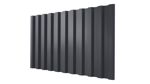 Профнастил НС21 1065/1010x0,3 мм, Полиэстер RAL 7024