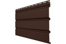 Виниловый сайдинг Grand Line Софит, Premium Acryl темный дуб