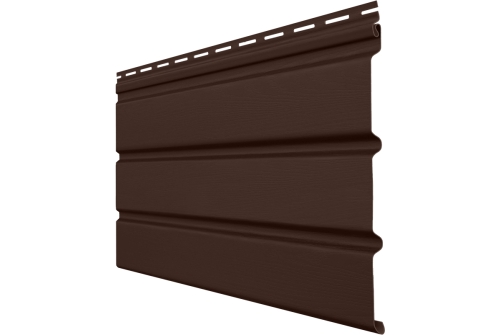 Виниловый сайдинг Grand Line Софит, Premium Acryl темный дуб