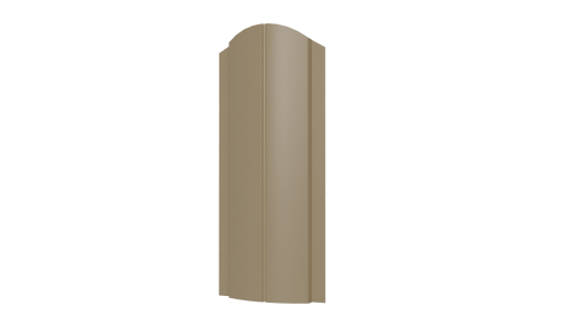 Металлический штакетник Европланка Полиэстер 0,45 мм, RAL 1014