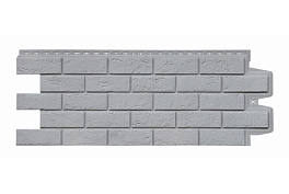 Фасадная панель Grand Line Состаренный кирпич, Classic серый