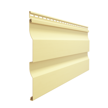 Виниловый сайдинг Döcke Корабельный брус, лимон