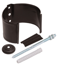 Кронштейн трубы на кирпич