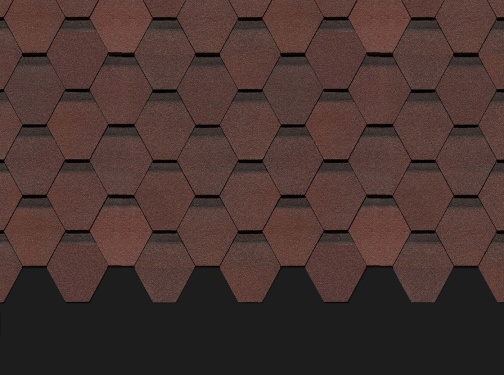 Гибкая черепица Döcke Premium Кёльн, Зрелый Каштан