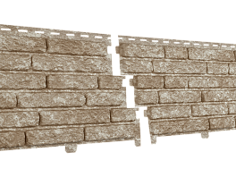 Сайдинг Stone-House Кварцит, светло-бежевый