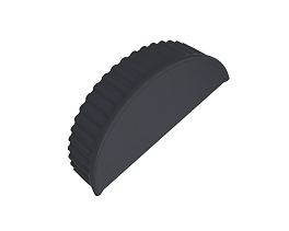 Заглушка конька круглого простая R110 V-MATT