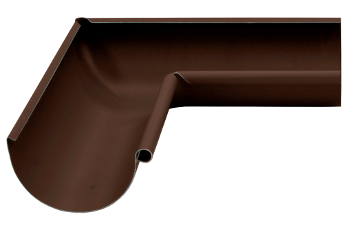 Угол желоба внутренний 90⁰, RAL 8017/8017