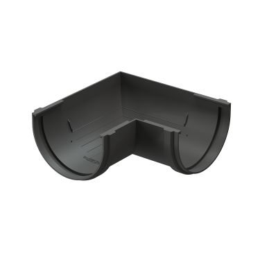 Угловой элемент желоба 90°, RAL 7024