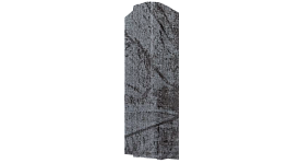 Металлический штакетник Евротрапеция Printech 0,45 мм, Дуб графит