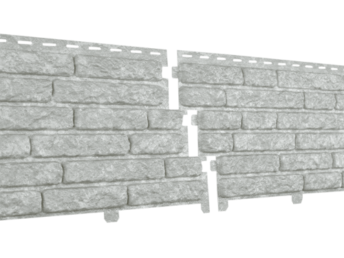 Сайдинг Stone-House Кварцит, светло-серый