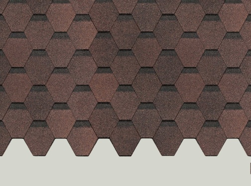 Гибкая черепица Döcke Europa Карат, Коричневый