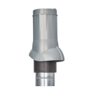 Вентиляционный выход изолированный Ø125/160, серия Static, серый