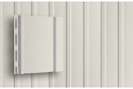 Виниловый сайдинг Grand Line Вертикальный, Classic Standart белый