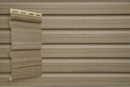 Виниловый сайдинг Grand Line Корабельная доска, Design Tundra кедр