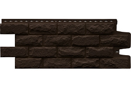 Фасадная панель Grand Line Колотый камень, Classic шоколадный