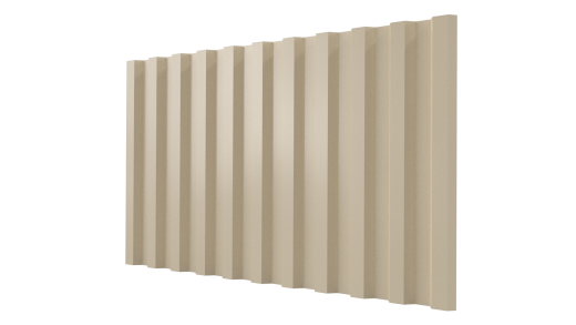 Профнастил НС21 1065/1010x0,3 мм, Полиэстер RAL 1015