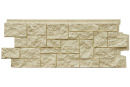 Фасадная панель Grand Line Дикий камень, Classic бежевый