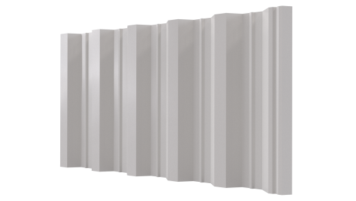 Профнастил НС44 1050/1000x0,5 мм, Полиэстер RAL 9003