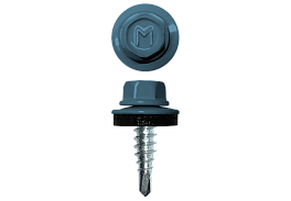 Саморез кровельный "DAXMER" полиэстер 4,8x19 сверло № 1