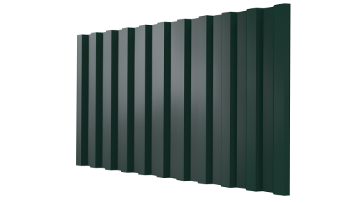 Профнастил НС21 1065/1010x0,3 мм, Полиэстер RAL 6005