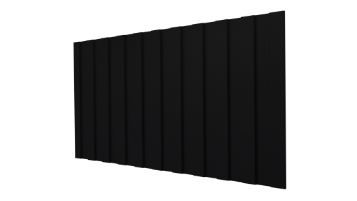 Профнастил С8 1200/1150x0,5 мм, V-MATT RAL 9005