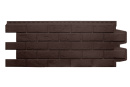Фасадная панель Grand Line Состаренный кирпич, Classic шоколадный