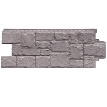 Фасадная панель Grand Line Крупный камень, Design Plus какао