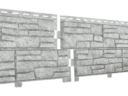 Сайдинг Stone-House Сланец, светло-серый