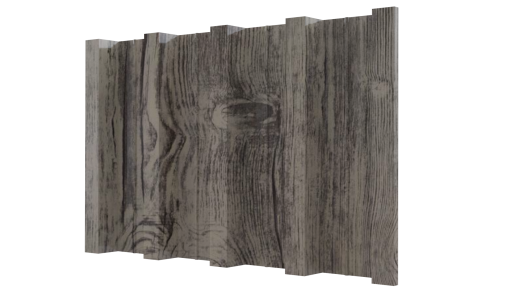 Профнастил Н60 930/860x0,45 мм, Printech Темное дерево