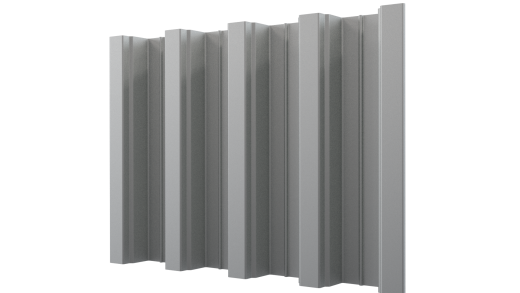 Профнастил Н75 800/740x1 мм, Оцинкованный