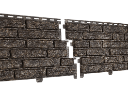 Сайдинг Stone-House Кварцит, коричневый