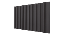 Профнастил НС21 1065/1010x0,45 мм, MATT RAL 8019