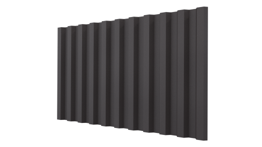 Профнастил НС21 1065/1010x0,5 мм, V-MATT RAL 8019