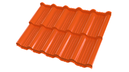 Металлочерепица Энигма 1171/1100x0,45 мм, Полиэстер 2004