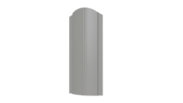 Металлический штакетник Европланка Полиэстер 0,45 мм, RAL 9002