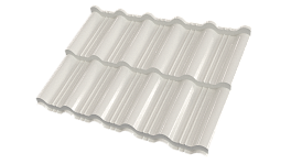 Металлочерепица Энигма 1171/1100x0,5 мм, Полиэстер 9002